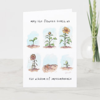 Möge die Blumen zitieren Karte