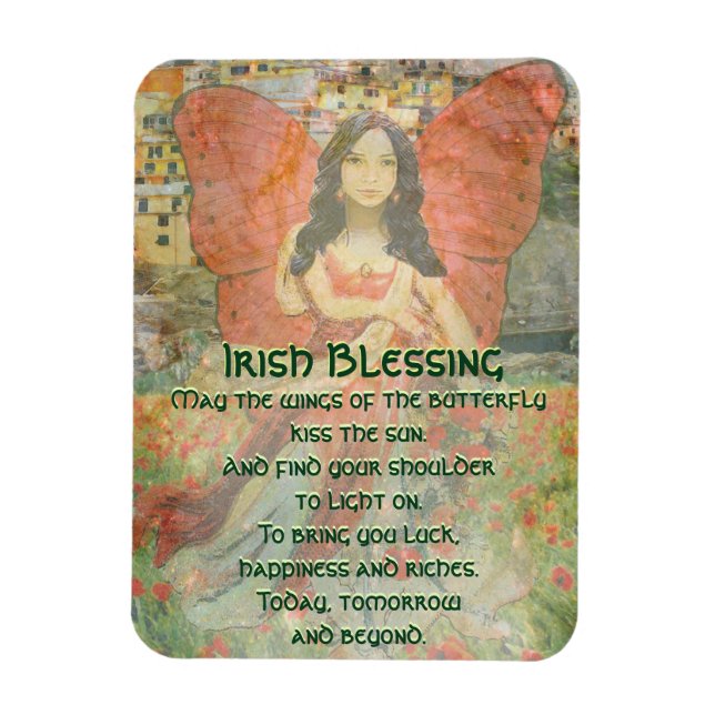 Möge die Flügel des Schmetterlings... Magnet (Vertikal)