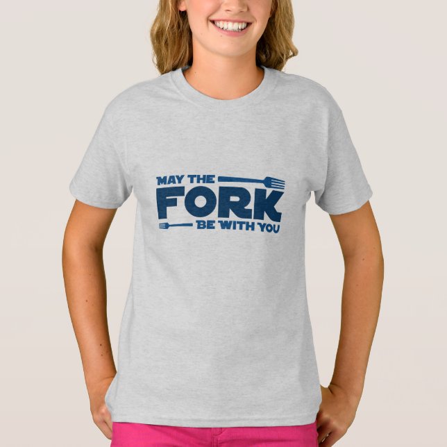 Möge die Gabel bei dir sein T-Shirt (Vorderseite)