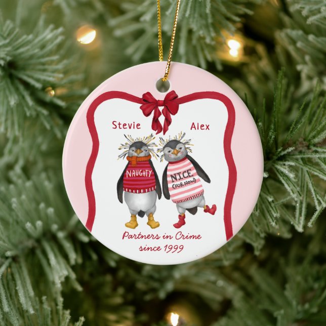 Möge ich ohne dich machen? Weihnachten des niedlic Keramik Ornament (Baum)