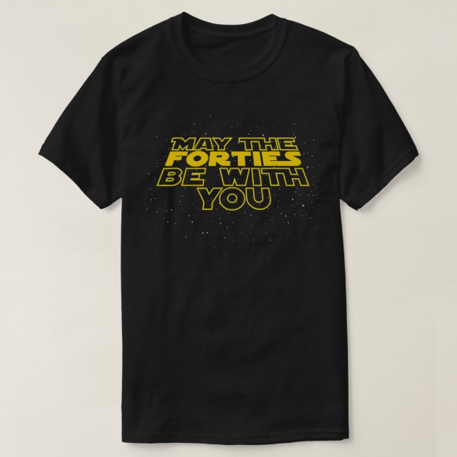Mögen die 40er mit deinem lustigen 40sten Schachkl T-Shirt (Design vorne)