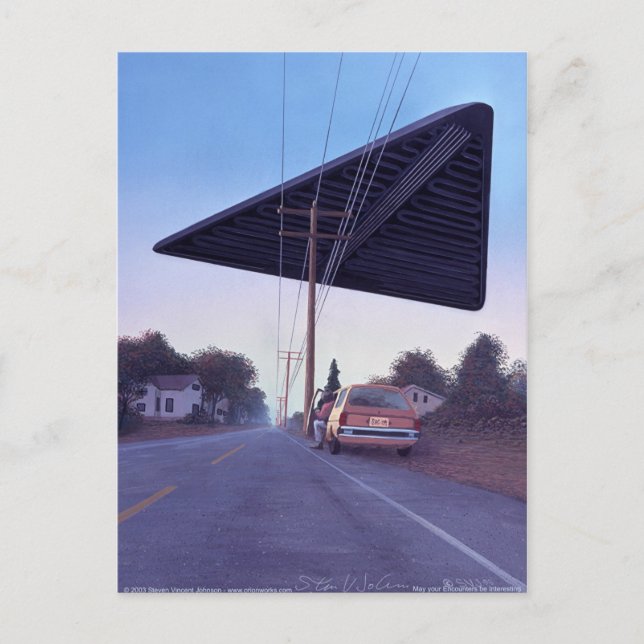 Mögen Ihre Begegnungen Postkarte (Vorderseite)