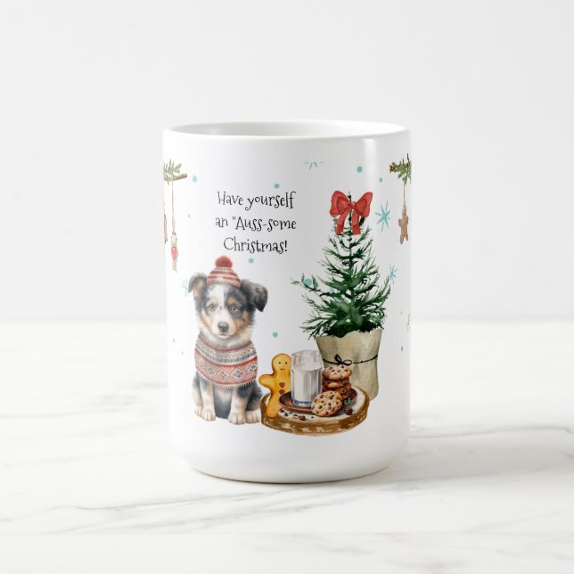 Mögen Ihre Ferien "Auss-some" sein! Christmas Kaffeetasse (Mittel)