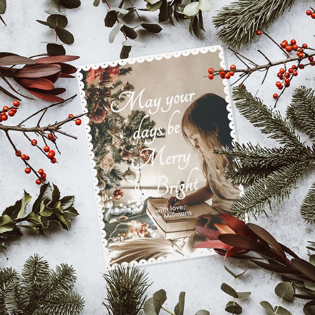 Mögen Ihre Tage Weihnachtskarte verstreichen Feiertagskarte (Von Creator hochgeladen)