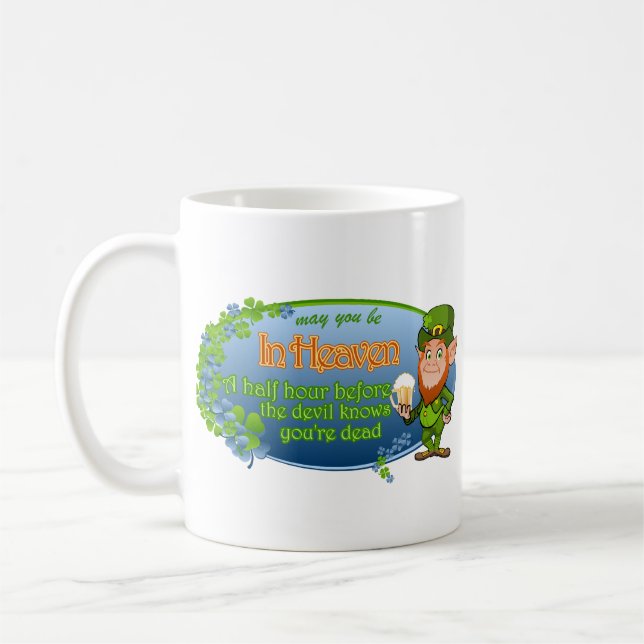 Mögen Sie im Himmel (Ver 2) sein Kaffeetasse (Links)