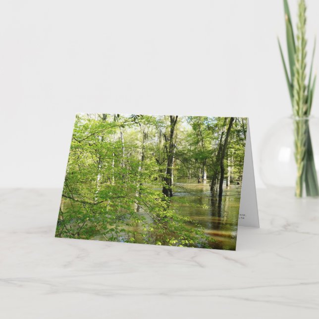 Mögen Sie im Überlauf leben - danken Sie zu Dankeskarte (Vorderseite)