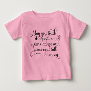 Mögen Sie mit Feen irischem Segen tanzen Baby T-shirt