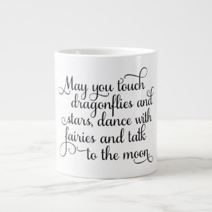 Mögen Sie mit Feen irischem Segen tanzen Jumbo-Tasse