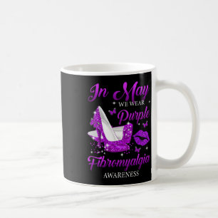 Mögen wir Lila High Heels Fibromyalgie Awarene tra Kaffeetasse