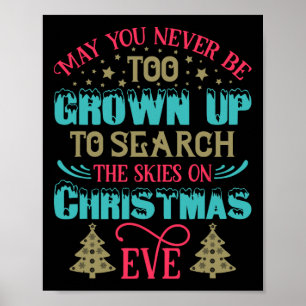 Mögest du in der Weihnachtsnacht niemals zu erwach Poster