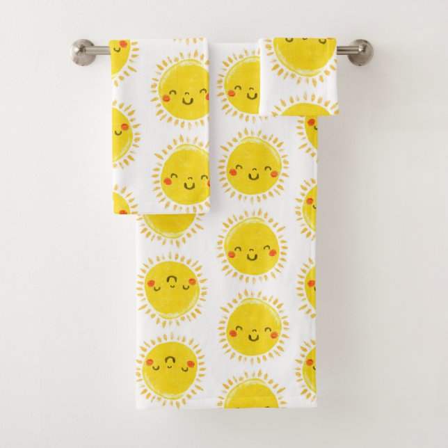 Moghrey Mie ghrian (Sonnenschein) Badhandtuch Set (Insitu)