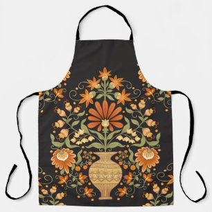 Moghul-Fantasie: Retro-Blumenopulenz Schürze