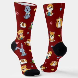 Mögliche Cartoon-Muster-Socken Socken