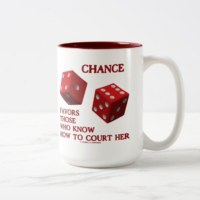 Möglichkeit bevorzugt die, die wie zum Gericht Zweifarbige Tasse (Rechts)