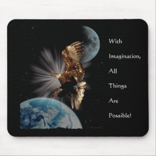 "MÖGLICHKEITEN" Motivierend Geschenke für Adler au Mousepad