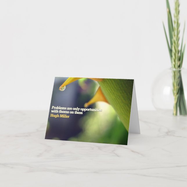 Möglichkeiten Motivierend Note Card Karte (Vorderseite)