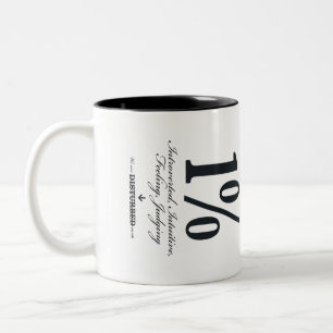 Möglichkeiten oOf ich heraus hängend: 1% Zweifarbige Tasse