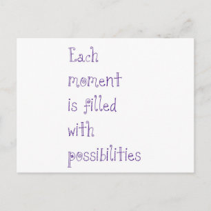 Möglichkeiten Postkarte