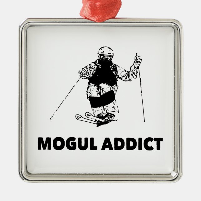 Mogul Addict Ornament Aus Metall (Vorne)