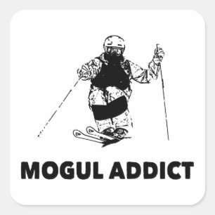 Mogul Addict Quadratischer Aufkleber