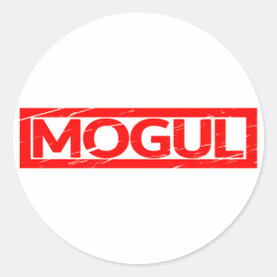 Mogul-Briefmarke Runder Aufkleber
