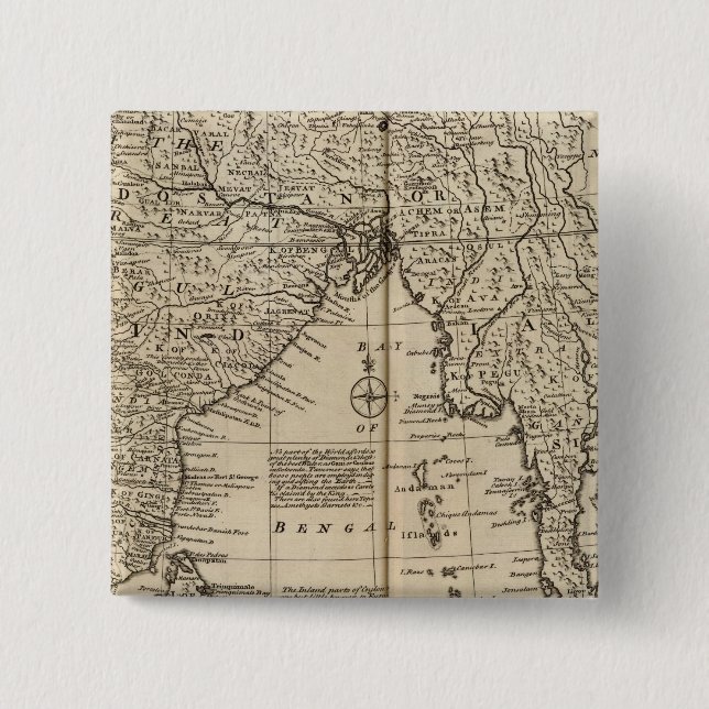 Mogul Empire, Indien Button (Vorderseite)