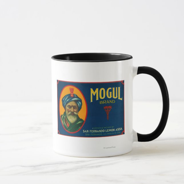 Mogul Lemon LabelSan Fernando, CA Tasse (Rechts)