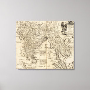 Mogul-Reich, Indien Leinwanddruck