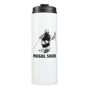 Mogul Skiing Snob Thermosbecher