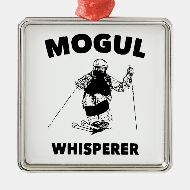 Mogul Whisperer Ornament Aus Metall (Vorne)