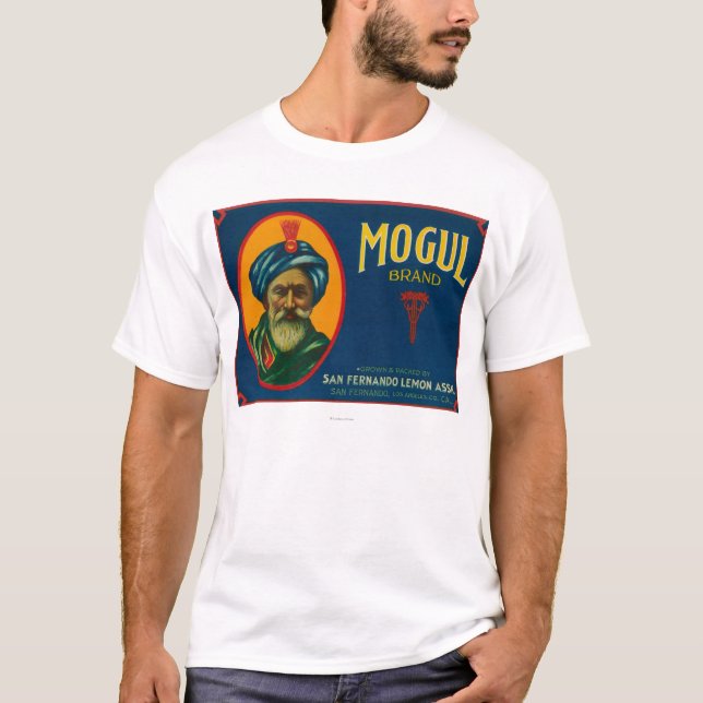 Mogul-Zitrone LabelSan Fernando, CA T-Shirt (Vorderseite)