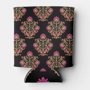 Moguler Blumenpaisley, nahtloses Design. Dosenkühler