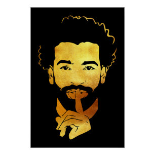 Mohamed Salah, der ägyptische Fußballkönig Poster
