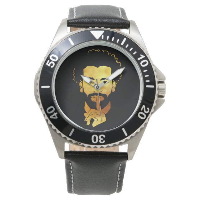 Mohamed Salah, der ägyptische König Fußball Armbanduhr (Vorderseite)