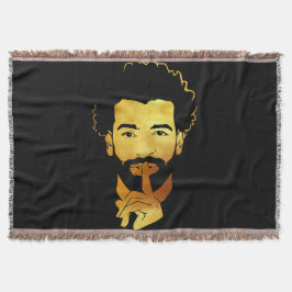 Mohamed Salah, der ägyptische König Fußball Decke
