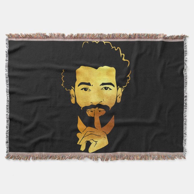 Mohamed Salah, der ägyptische König Fußball Decke (Vorderseite)