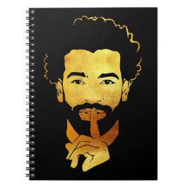 Mohamed Salah, der ägyptische König Fußball Notizblock
