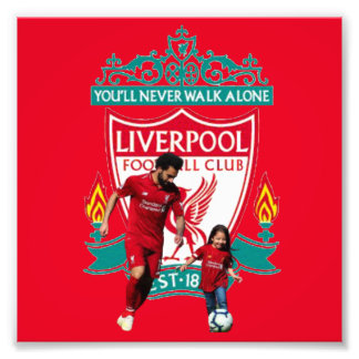 Mohamed Salah und Liverpool. Fotodruck