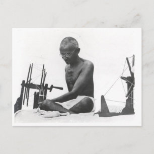 Mohandas Karamchand Gandhi Postkarte
