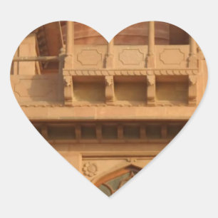 Mohatta Palace Museum: Iconic Design Herz-Aufkleber