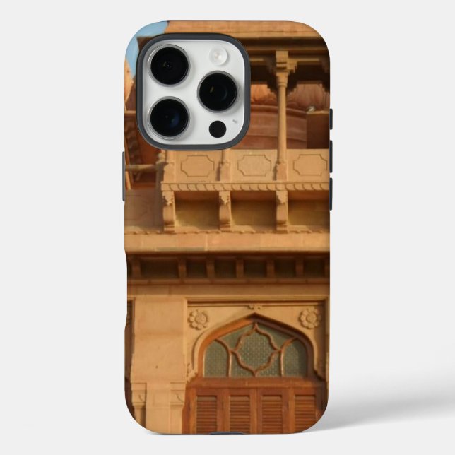 Mohatta Palace Museum: Iconic Design iPhone 16 Pro Hülle (Rückseite)