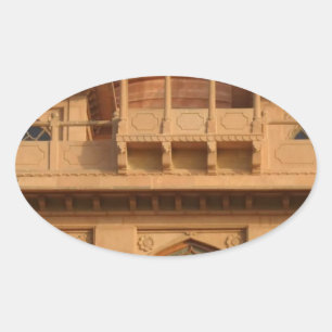 Mohatta Palace Museum: Iconic Design Ovaler Aufkleber