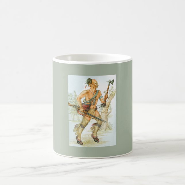 Mohawk-Krieger Kaffeetasse (Mittel)