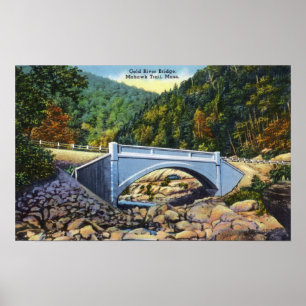 Mohawk-Pfad Aussicht auf die kalte Brücke Poster