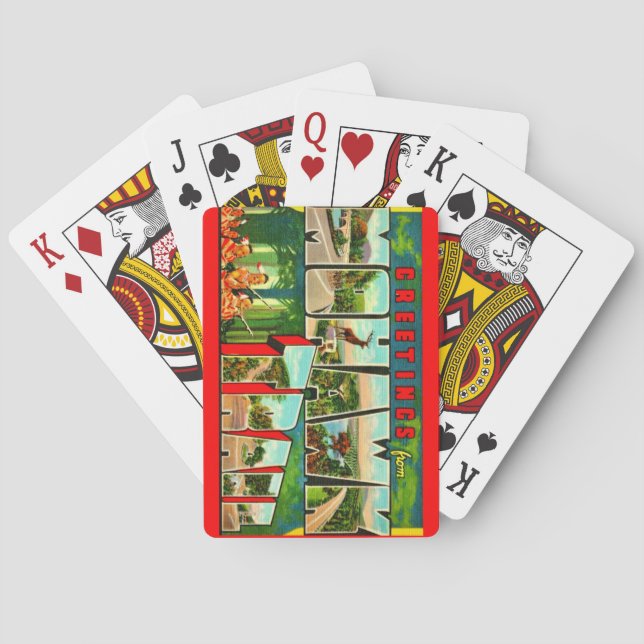 Mohawk Trail Retro Playing Cards Spielkarten (Rückseite)