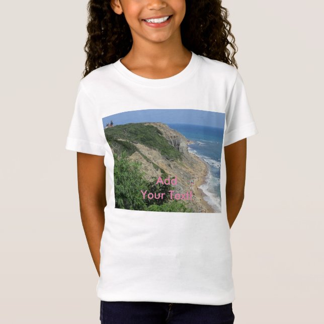 Mohegan Bluffs Block Island 1 T-Shirt (Vorderseite)