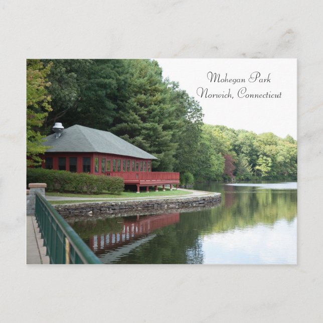 Mohegan Park, Norwich, CT - Postcard Postkarte (Vorderseite)