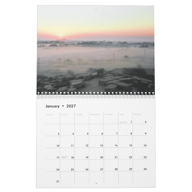Mohenjo-daro 2008 kalender (Jan 2027)