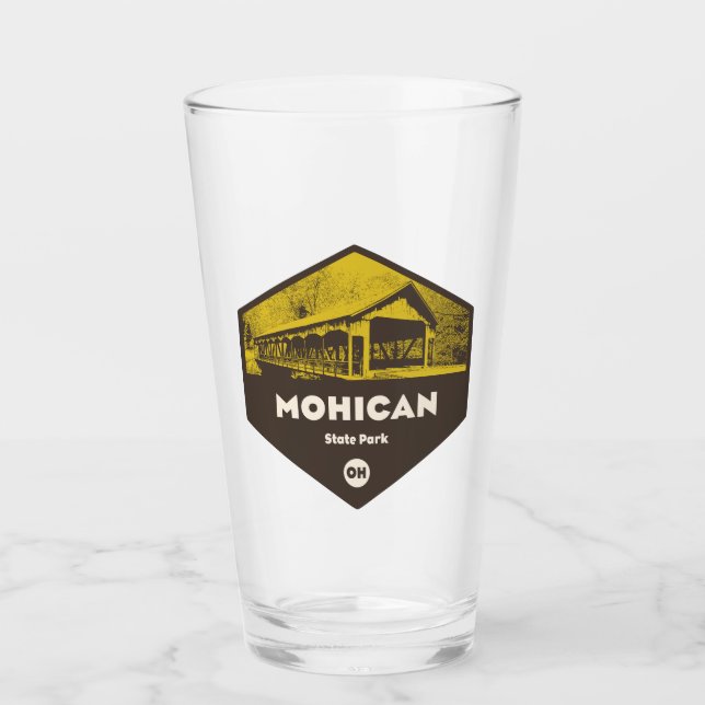 Mohican State Park Ohio Glas (Vorderseite)
