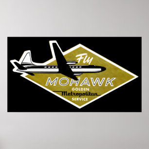 Mohikaner-Fluglinien 1960 II Poster
